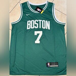 Boston Celtics Jaylen Marselles Brown Jersey # 7 Green/White , Unisex